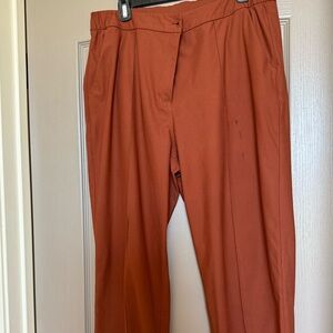 Orange Rust Lululemon sport capri Pants